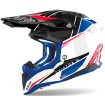 Casca motocross  AIROH AVIATOR 3 Push Blue Red Gloss thumb