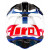 Casca motocross  AIROH AVIATOR 3 Push Blue Red Gloss thumb