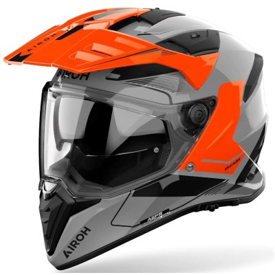 Casca AIROH BANDIT Tune Orange Gloss