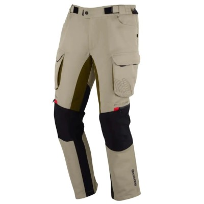 Pantaloni din material textil   BERING Freeway Beige/Black