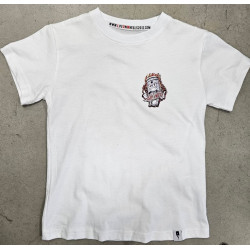 Tricou moto pentru copii Life on Wheels TEE PISTON  WHITE