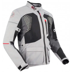 Geacă din material textil BERING Bakundu Grey/Black/Red Geacă din material textil BERING Bakundu Grey/Black/Red