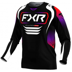 Bluza motocross  FXR CLUTCH MX25 BLACK/RED/PURPLE Bluza motocross  FXR CLUTCH MX25 BLACK/RED/PURPLE