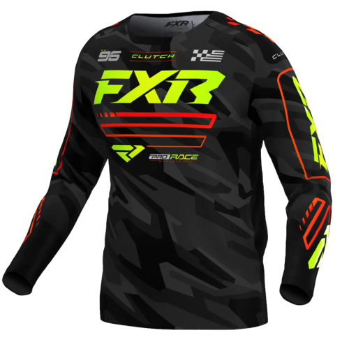 Bluza motocross  FXR CLUTCH MX25 NUKE HIVIS CAMO Bluza motocross  FXR CLUTCH MX25 NUKE HIVIS CAMO