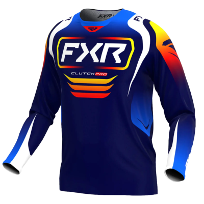 Bluza motocross  FXR CLUTCH MX25 NAVY INFERNO