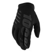 Manusi motocross  100% BRISKER BLACK thumb