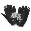 Manusi motocross  100% BRISKER BLACK thumb