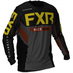 Bluza motocross FXR  PODIUM OFFROAD BLACK/RUST/GOLD