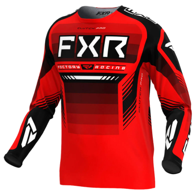 Bluza motocross  FXR CLUTCH PRO MX24 RED/BLACK