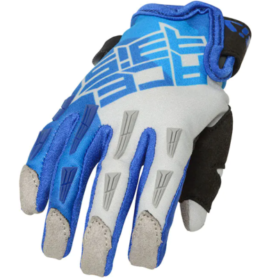 Mănuși enduro pentru copii  ACERBIS MX X-K BLUE/GREY
