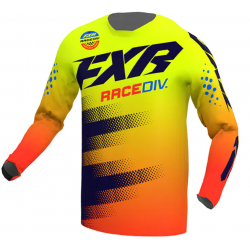 Bluza motocross  FXR CLUTCH MX22 MIDNIGHT/HI VIS/NUKE/RED