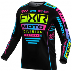 Bluza motocross FXR PODIUM GLADIATOR MX24 BLACK/CANDY Bluza motocross FXR PODIUM GLADIATOR MX24 BLACK/CANDY