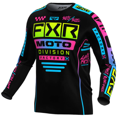 Bluza motocross FXR PODIUM GLADIATOR MX24 BLACK/CANDY