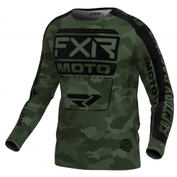 Bluza motocross FXR CLUTCH MX24 CAMO BLACK