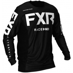 Bluza motocross  FXR PODIUM MX BLACK/WHITE