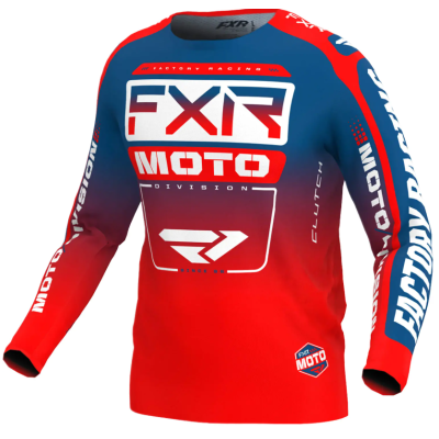 Bluza motocross  FXR CLUTCH MX24 SLATE RED