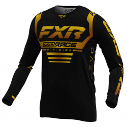 Bluza motocross FXR REVO MX24 BLACK/GOLD