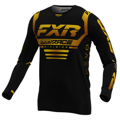 Bluza motocross FXR REVO MX24 BLACK/GOLD