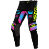 Pantaloni motocross pentru copii  FXR PODIUM MX24 BLACK/CANDY