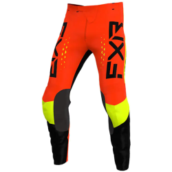 Pantaloni motocross pentru copii FXR CLUTCH PRO MX22 BLACK/NUKE RED/ HIVIS Pantaloni motocross pentru copii FXR CLUTCH PRO MX22 BLACK/NUKE RED/ HIVIS