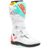 Cizme motocross  SIDI CROSSFIRE 3 SRS WHITE/FLUO MINT/CORAL