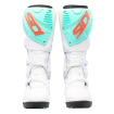 Cizme motocross  SIDI CROSSFIRE 3 SRS WHITE/FLUO MINT/CORAL thumb