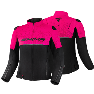 Geaca moto pentru femei SHIMA DRIFT BLACK/PINK Geaca moto pentru femei SHIMA DRIFT BLACK/PINK