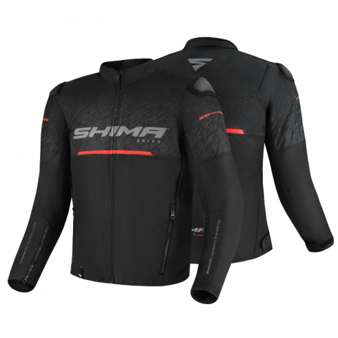 Geacă moto din textil SHIMA DRIFT BLACK Geacă moto din textil SHIMA DRIFT BLACK