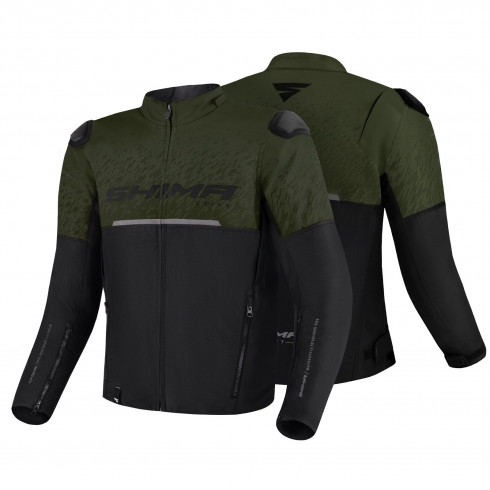 Geacă moto din textil SHIMA DRIFT BLACK/KHAKI Geacă moto din textil SHIMA DRIFT BLACK/KHAKI