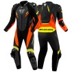 Combinezon moto SHIMA HYPER-RS BLACK/FLUO RED thumb