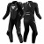 Combinezon moto SHIMA HYPER-RS BLACK/WHITE thumb