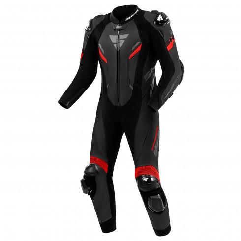 Combinezon moto SHIMA HYPER-RS BLACK/RED