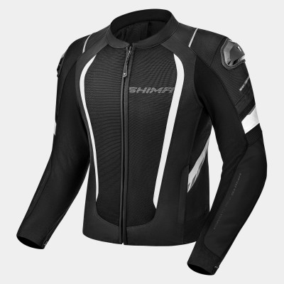 Geacă moto de vară SHIMA MESH PRO 2.0 BLACK/WHITE