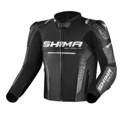Geacă de piele  SHIMA STR 2.0 BLACK