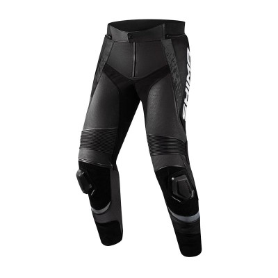 Pantaloni moto de piele SHIMA STR 2.0 BLACK