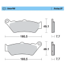 Placute frana MOTO-MASTER BRAKE PAD SINTER KTM	ENDURO 690 R ABS 23 thumb