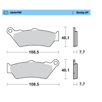 Placute frana MOTO-MASTER BRAKE PAD SINTER KTM	ENDURO 690 R ABS 23