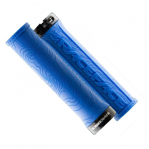 Manșoane pentru bicicletă RACE FACE GRIP HALF NELSON W/LOCK BLUE Manșoane pentru bicicletă RACE FACE GRIP HALF NELSON W/LOCK BLUE