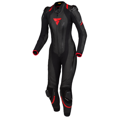 Combinezon de piele dama SHIMA MIURA RS BLACK/RED