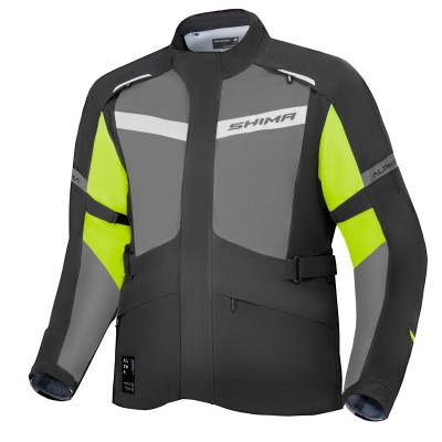 Geacă moto din textil  SHIMA ALPHA FLUO