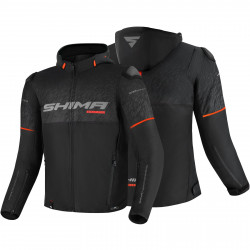 Geacă moto din textil  SHIMA DRIFT PLUS BLACK