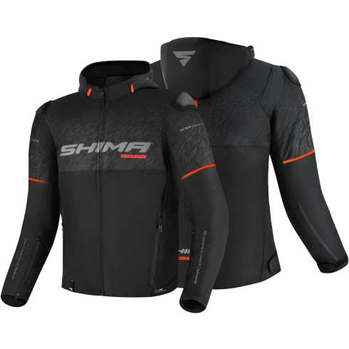 Geacă moto din textil  SHIMA DRIFT PLUS BLACK