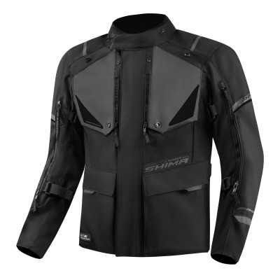 Geacă moto din textil SHIMA RUNNER BLACK