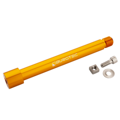 Osie BURGTEC Fox 15x110mm Boost pentru furcă - Iron Bro Orange 2021+
