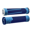 Mânere de bicicletă ODI AG2 v2.1 Lock-On Grips Albastru/Albastru deschis cu Cleme Albastre thumb