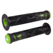 Mânere de bicicletă ODI Hucker Signature w/Flange GRIPS Negru/Verde thumb