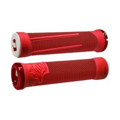 Mânere de bicicletă ODI AG2 v2.1 Lock-On Grips Roșu/ Roșu Aprins Mânere de bicicletă ODI AG2 v2.1 Lock-On Grips Roșu/ Roșu Aprins