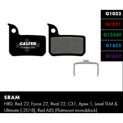 Plăcuțe de frână GALFER BIKE FD469G1455 ROAD Plăcuțe de frână GALFER BIKE FD469G1455 ROAD
