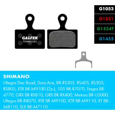 Plăcuțe de frână GALFER BIKE FD496G1455 ROAD Plăcuțe de frână GALFER BIKE FD496G1455 ROAD