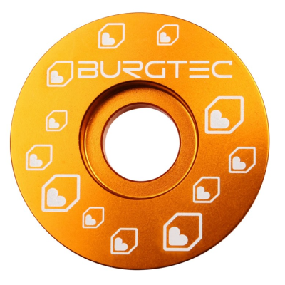 Capac de bicicletă BURGTEC Top Cap Iron Bro Orange Capac de bicicletă BURGTEC Top Cap Iron Bro Orange